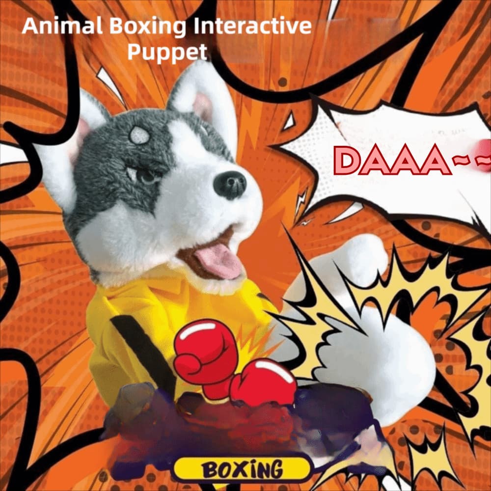 Boneca De Luva Kung Fu , Fantoche De Mão Boxer Com Som Engraçado De Desenho Animado Interativo Infantil Gits