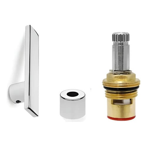 Kit Reparo/acabamento Torneira M18 Com Volante C29 Cromado