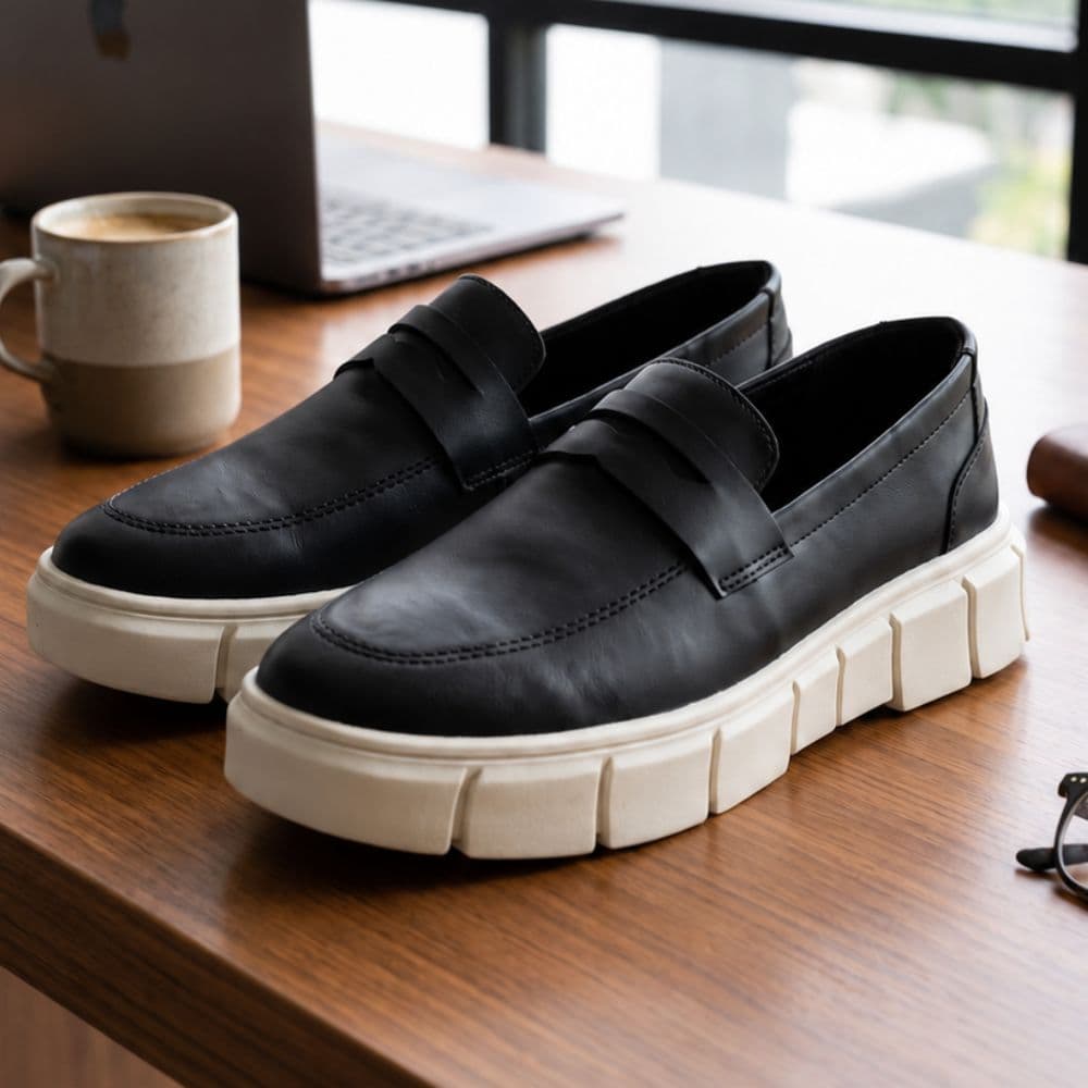 Sapato Masculino Mocassim Oxford Confortável Moderno Esporte Fino Casual Elegante