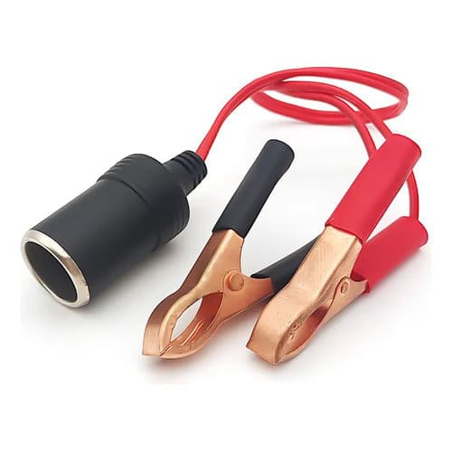 Tomada Isqueiro Automotivo Carro Caminhao 12v24v Femea Garra com cabo