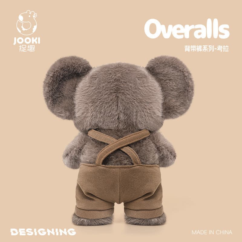 VOLLUNN Novo Estilo Macacão Koala Brinquedo de Pelúcia Boneca Fofa Travesseiro de Dormir Menina Boneca Presente