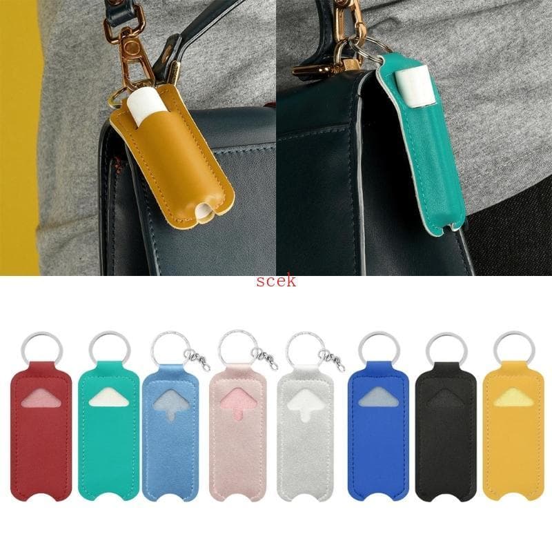 scek Batom Chaveiro Bálsamo Labial Bolsa Colorido Brilho Saco Acessório Mochila Decorati