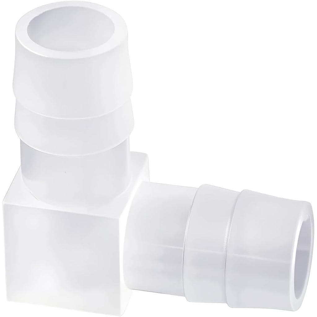 6 Peças Conector de Mangueira de 3/8” com Curva de 90 Graus, Conector de Mangueira de Plástico com Curva de 90 Graus em
