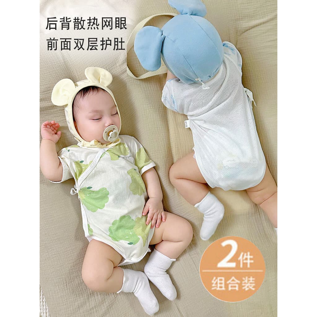 Bebê roupas de verão roupas de bebê criança de manga curta roupas de bebê outubro recém-nascido monge roupas recém-nasci