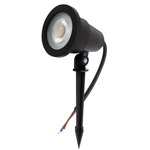 Espeto Luminária Para Jardim Refletor de Grama Led 5w Luz Branco Quente IP65