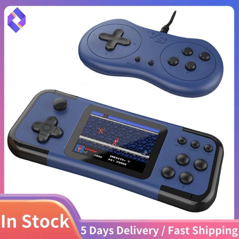 A12 3.0 Polegada Tela Retro Game Console 666 Jogos Clássicos Integrados Duplo-Player Suporte Alto-Falantes De Alta Fidel