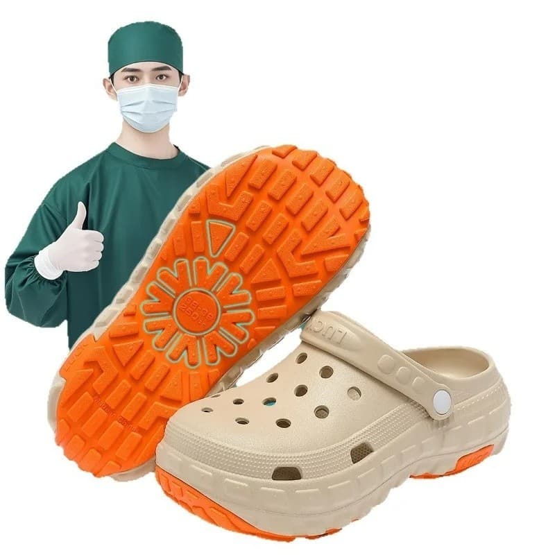 Chinelos De Suporte De Arco Masculino Verão Usar EVA Sapatos De Tamanco Com Sola Grossa E Aumento De Altura