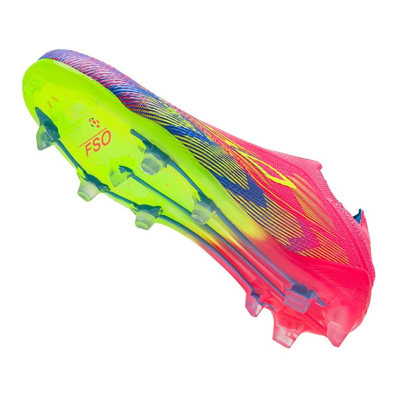 Chuteira de campo Copa Do Mundo Mesmas Botas de Futebol long Spikes AG Chuteiras Masculinas E Femininas Sem Cadarços Tam