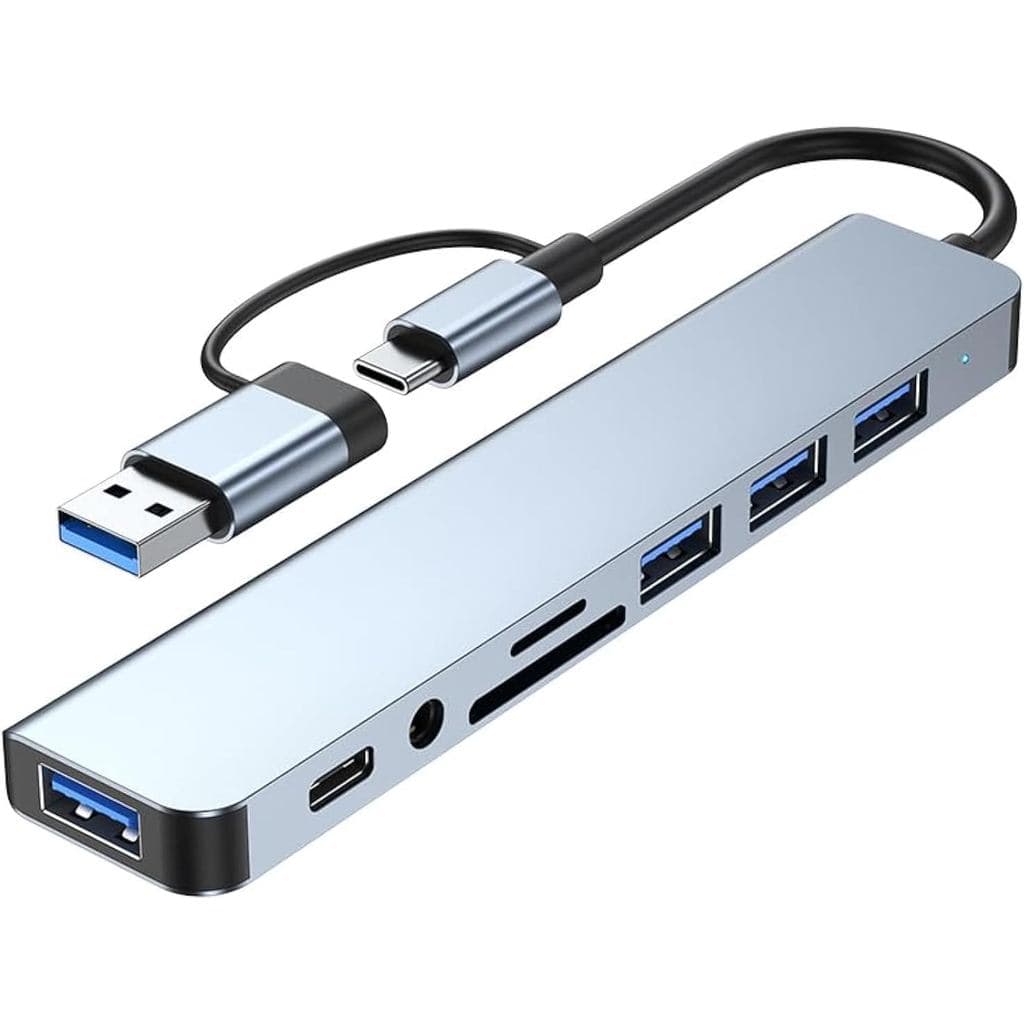 Hub USB Tipo C 8 em 1 Kapbom + Garantia E Nota Fiscal