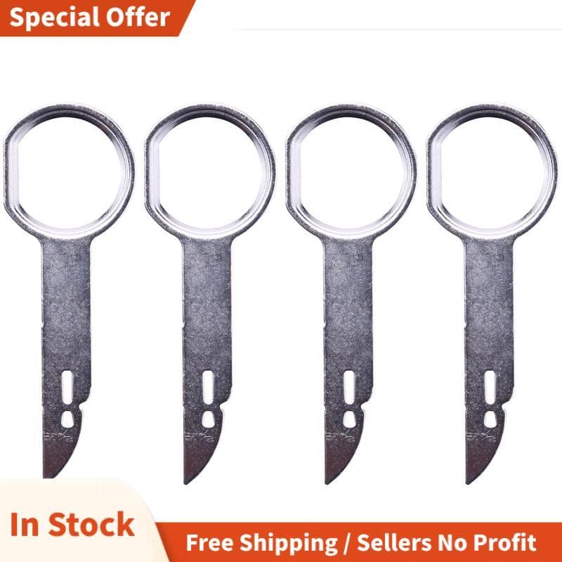 Conjunto De Ferramentas Manuais 4pcs Ferramenta De Remoção De Rádio Estéreo De Carro 4 Chaves Para Acessórios