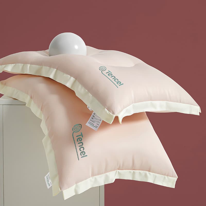 Tencel cuidados com a pele coluna Cervical travesseiro núcleo doméstico adulto baixo travesseiro alto dormitório Hotel ú