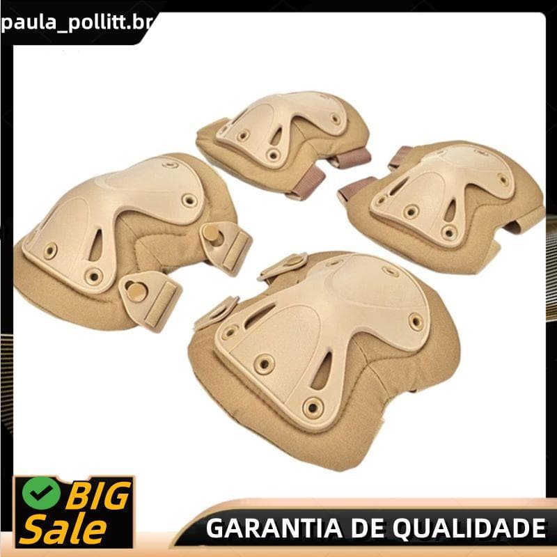 Joelheiras E Cotoveleiras Para Treinamento Ao Ar Livre , Equipamento De Proteção