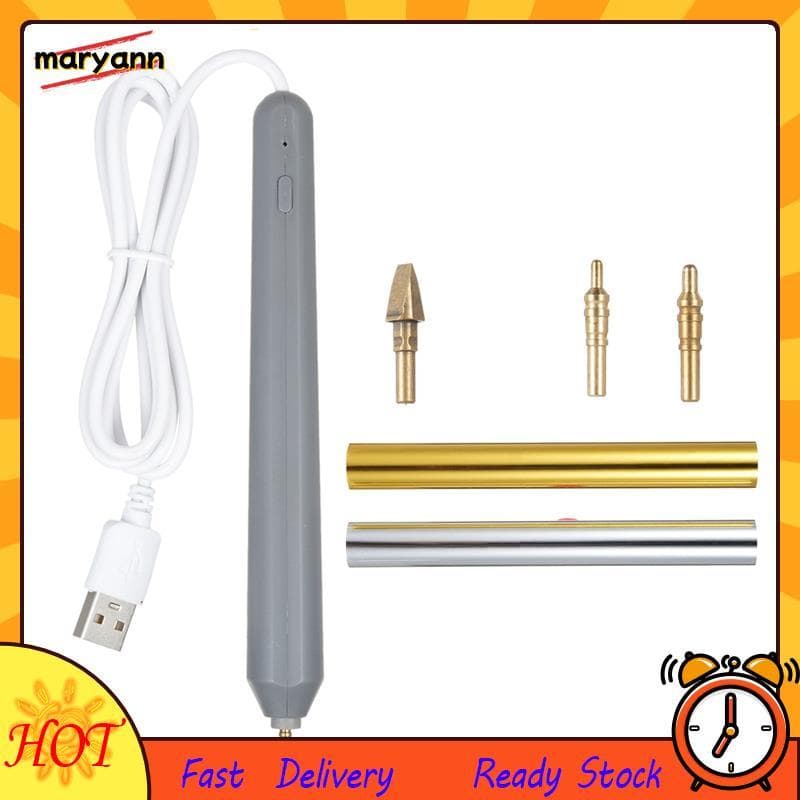 Caneta De Estampagem Quente Aquecida , Conjunto De Canetas De Folha De Calor USB Para Kits De Ferramentas De Scrapbookin