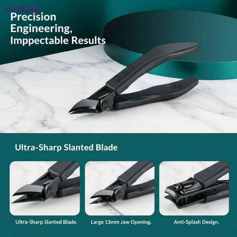 [maoting] Cortador De Ponto Inclinado Para Cuidados Com As Unhas Encravadas Sem Design De Respingos Uso Doméstico Simple