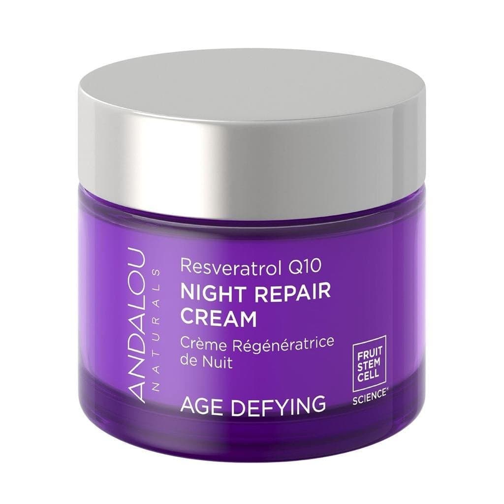 Andalous Hidratante Noturno Anti-Envelhecimento com Resveratrol e Q10, Hidrata a Pele, Contém Coenzima Q10 e Resveratrol