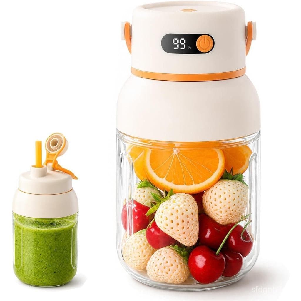 Copo liquidificador portátil sem fio, novo modelo 2026, copo liquidificador portátil sem fio de 600/1000/1200ml, design
