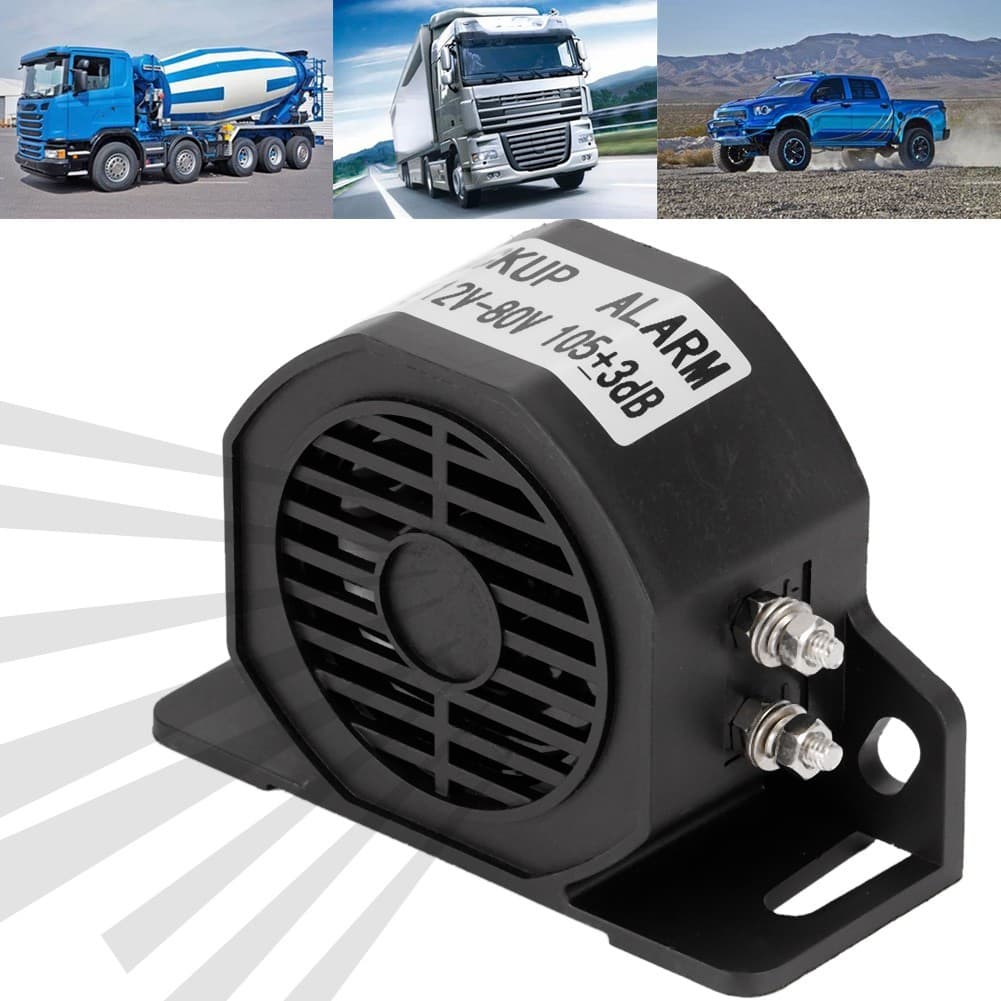 110db super alto carro caminhão invertendo tom chifre bibi buzzer alarme sirene alto-falante 12v 15w