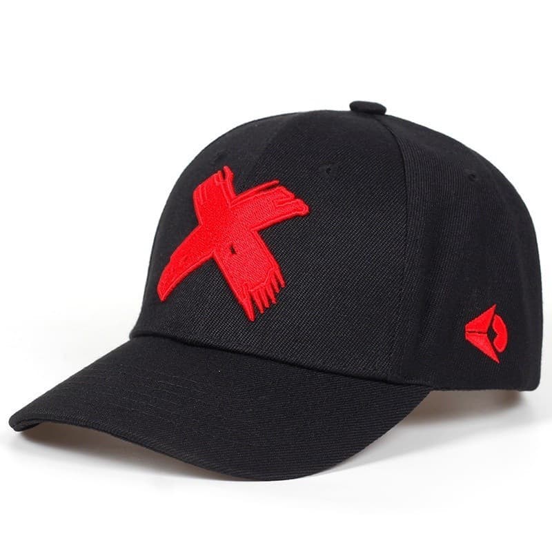 Boné de Beisebol Masculino Original Male Bones, Boné Snapback com Letra X para Esportes ao Ar Livre, Unissex, Estilo Hip