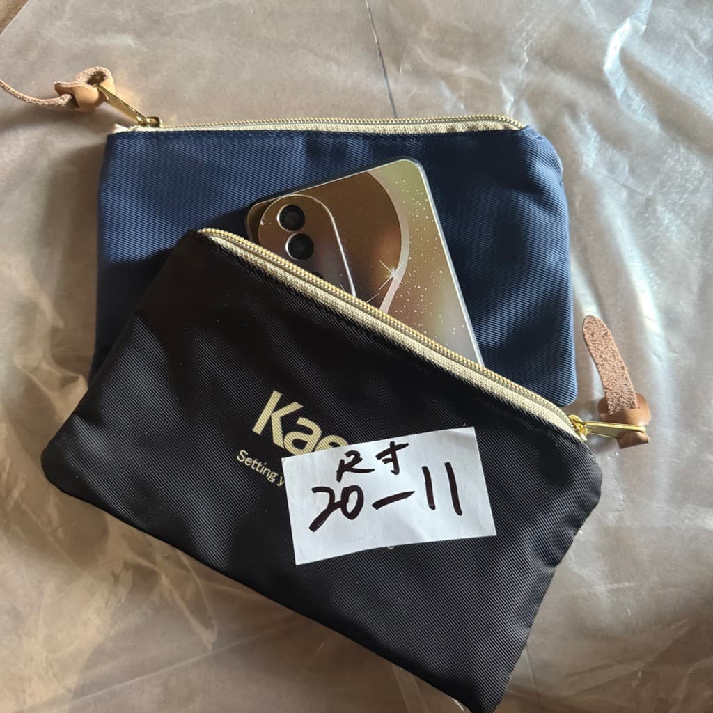 Out Kou Bolsa de moedas única Bolsa de armazenamento Bolsa de pano pequena Bolsa para celular em bolsa leve e pequena
