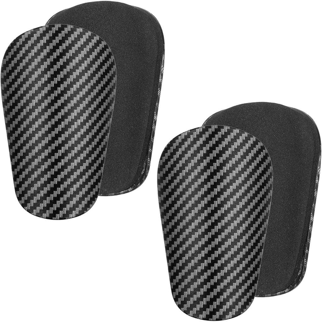 2 Pares de Caneleiras Pequenas para Futebol, Ultra Leves, Mini Caneleiras Protetoras, Adequadas para Futebol, Treinament