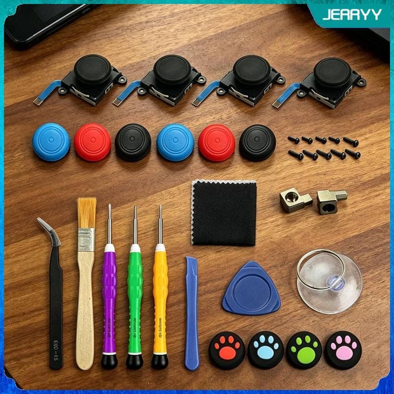 [Wishshopeljj] Conjunto De Chave De Fenda Para Controlador De Jogo Ferramentas De Substituição Analógica Sem Necessidade