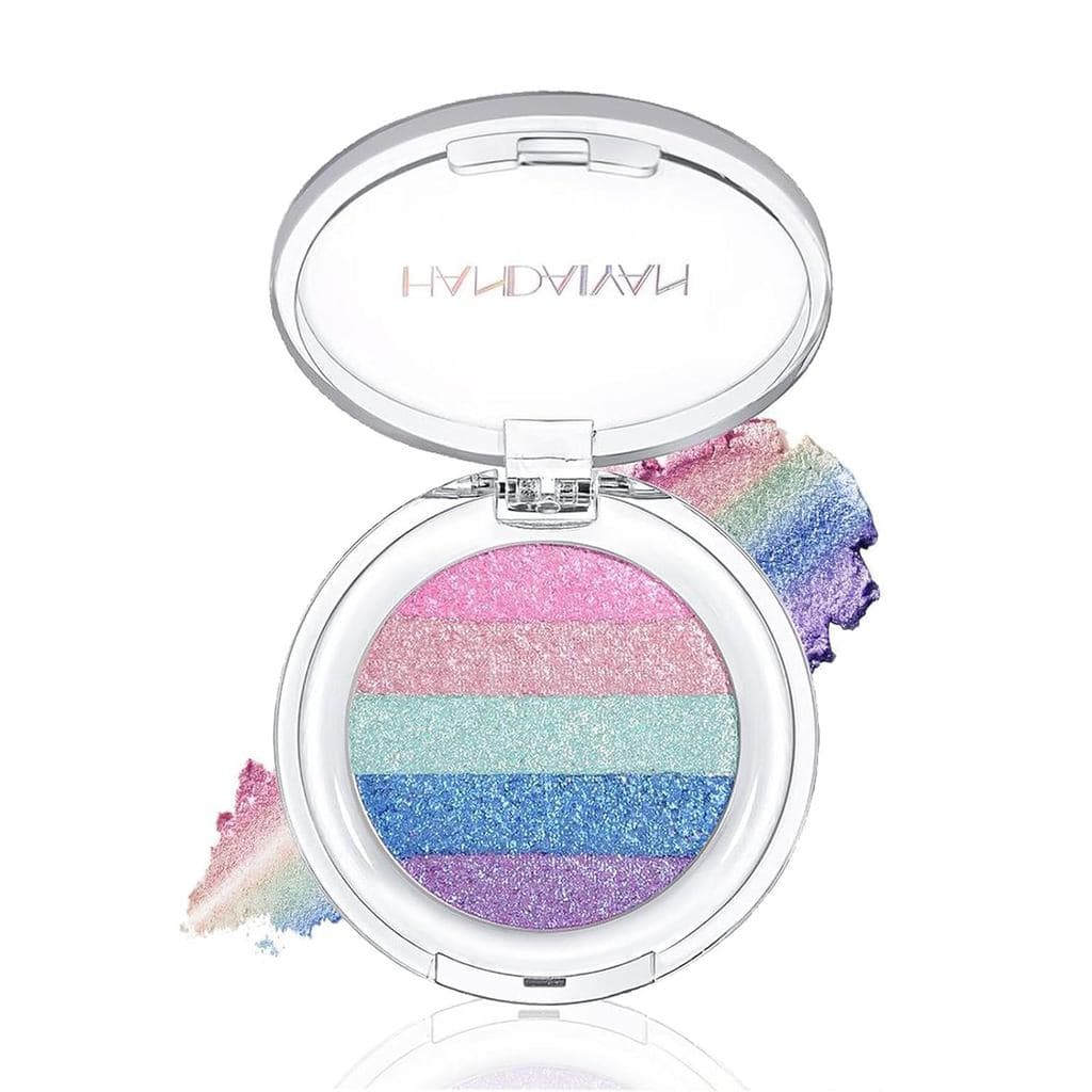 SHEEYOON Paleta de Maquiagem com Sombra Multicromática Brilhante, Sombra Glitter Camaleão, Alta Pigmentação, Resistente