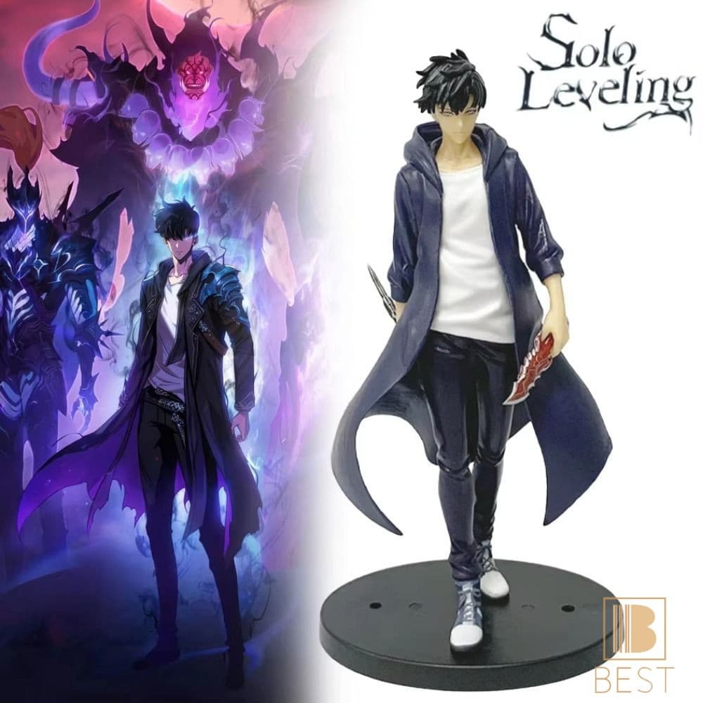 Figura De Ação Solo Leveling Sung Jinwoo-21 Cm Modelo De Anime Ornamento De Mesa Presente Para Fãs