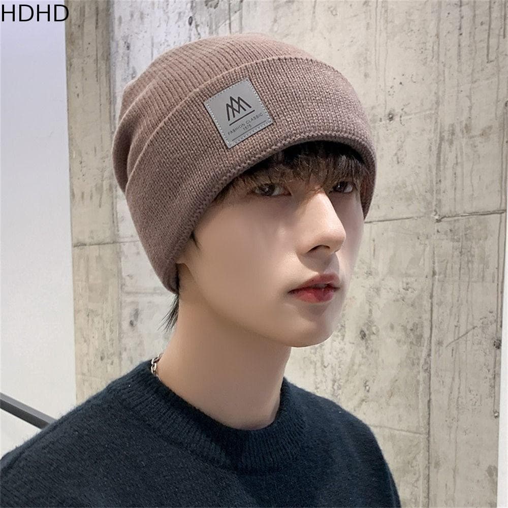 Bonés HDHD , Chapéu De Malha Quente À Prova De Vento , Gorros Versáteis Frio Da Moda Para Mulheres E Homens