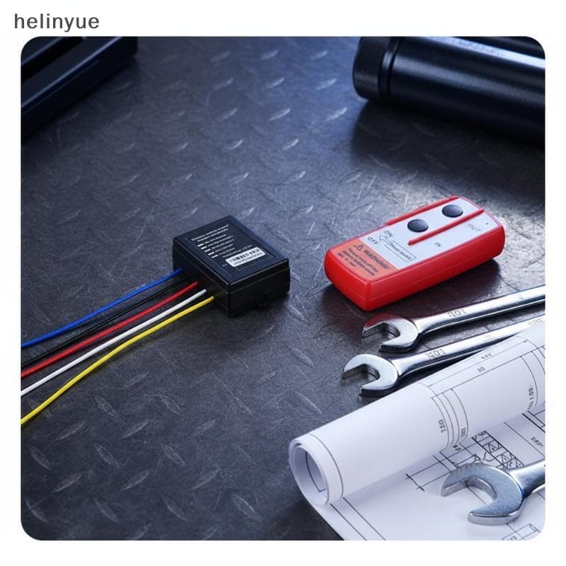 Kit De Interruptor De Controle Remoto De Guincho Sem Fio 12/24V Aparelho Resistente Ao Desgaste Para Recuperação De Trai