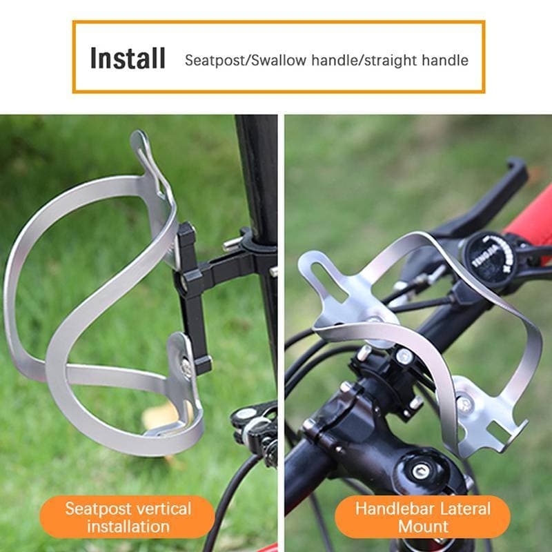 thou 1 Conjunto De Suporte Para Garrafa De Água De Bicicleta , Adaptador Chaleira De Motocicleta , Montagem Ra