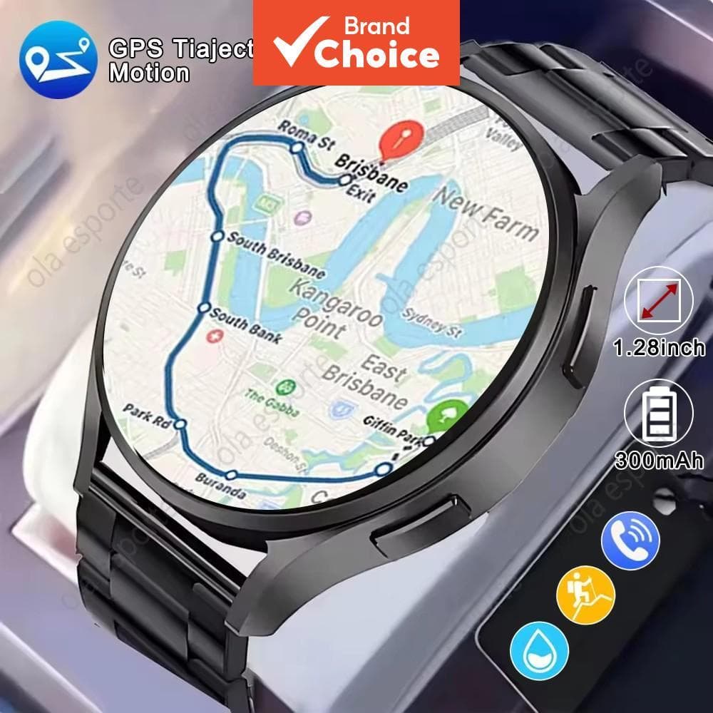 Smartwatch Com Tela AMOLED HD , Chamada Bluetooth , Rastreamento De Saúde , Fitness Esportivo Para Android E iOS
