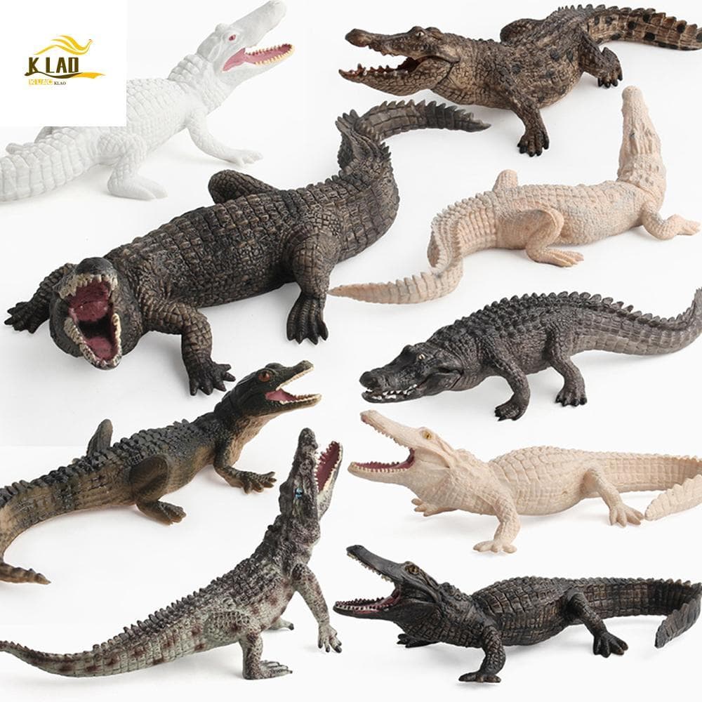 KLAOSD Crocodilo Figuras De Ação Decoração De Casa Criaturas Crianças Brinquedos Educativos