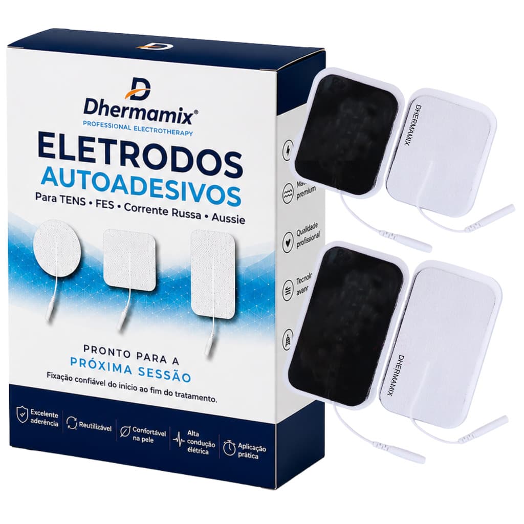 Kit Eletrodo Autoadesivo 5x9 - 4 Unid + 5x5 4 Unid