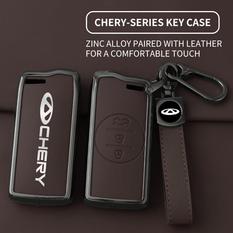 Capa de Chave de Carro em Liga de Zinco 4274142741 para Chery Tiggo 7 Pro 8 Exeed 2 3x Arrizo 5 Gx 5x EQ7 2021 Acessório