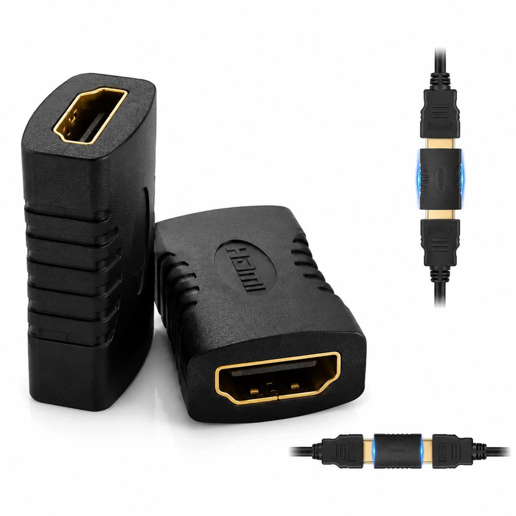 Adaptador Hdmi Femea X Femea Emenda Extensor Conector Hdmi Blindado