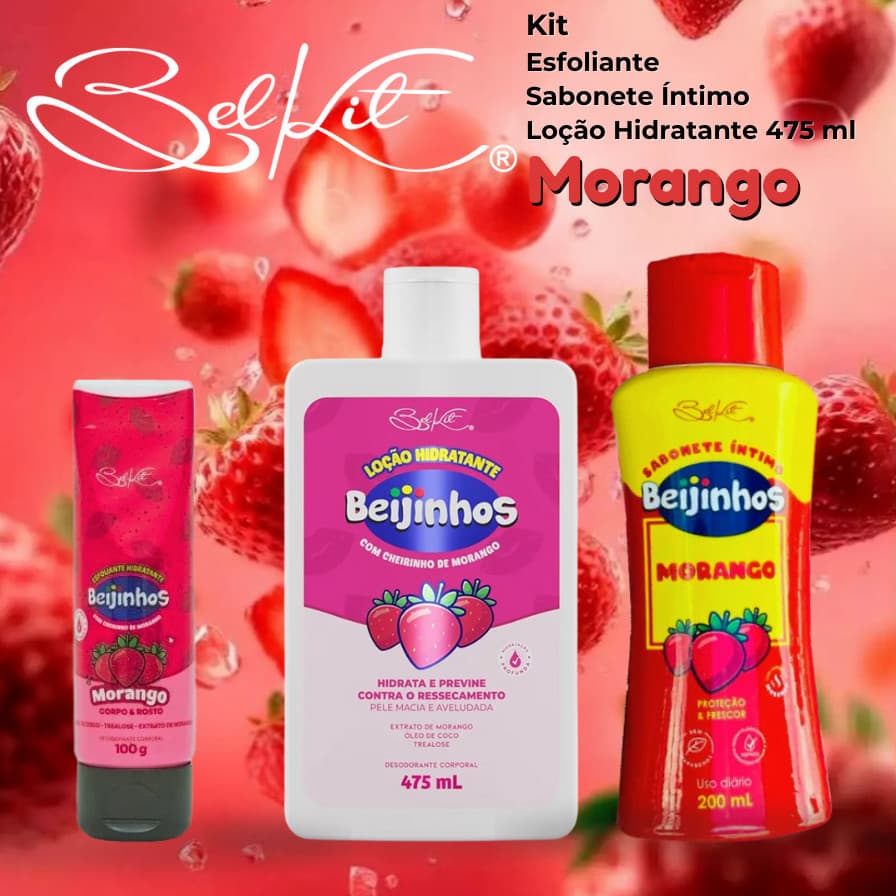 BelKit Nutrição Beijinhos Com Cheirinho De Morango/Melancia e Uva BELKIT