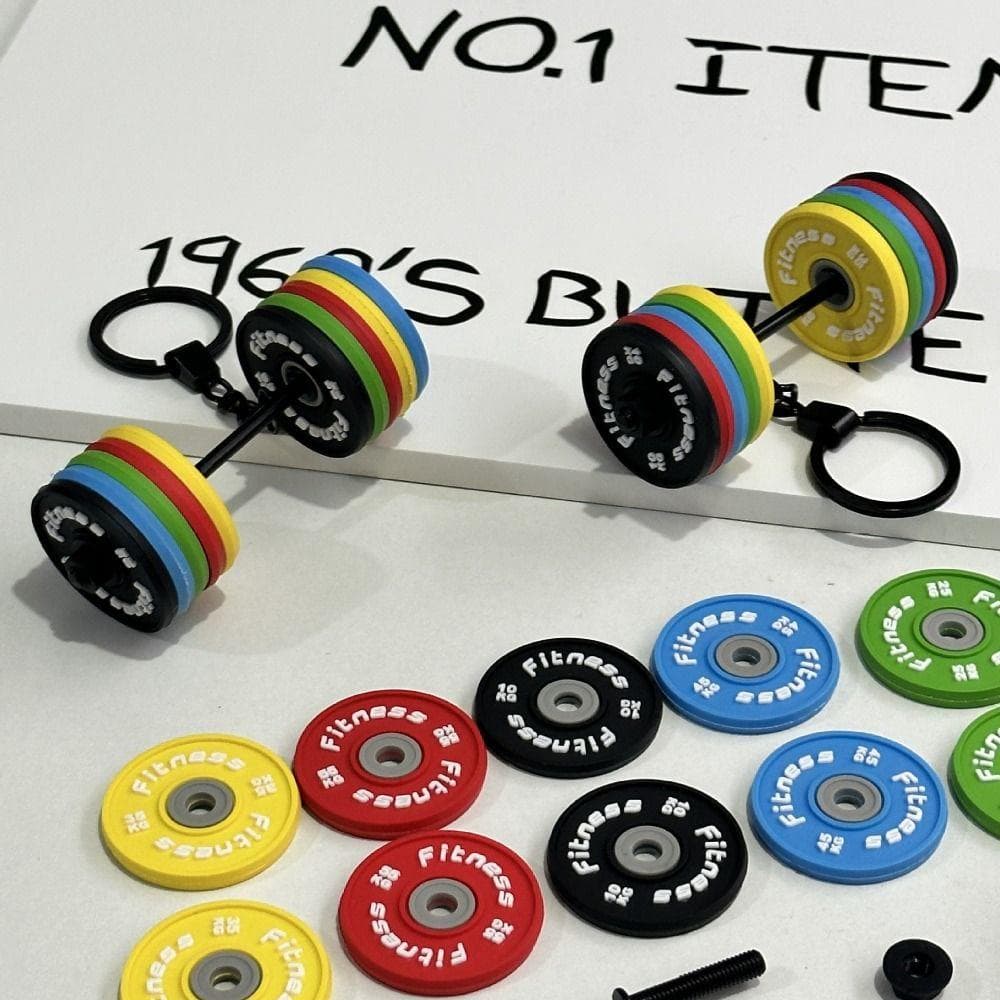 Chaveiro De Placas De Barra , Copos De Água Kettlebells Simulação Halteres , Mini Pingente De Série De Fitness