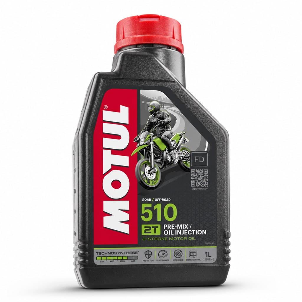 Óleo Motul 510 2t Powerlube Semi Sintético 1 L Moto Trilha