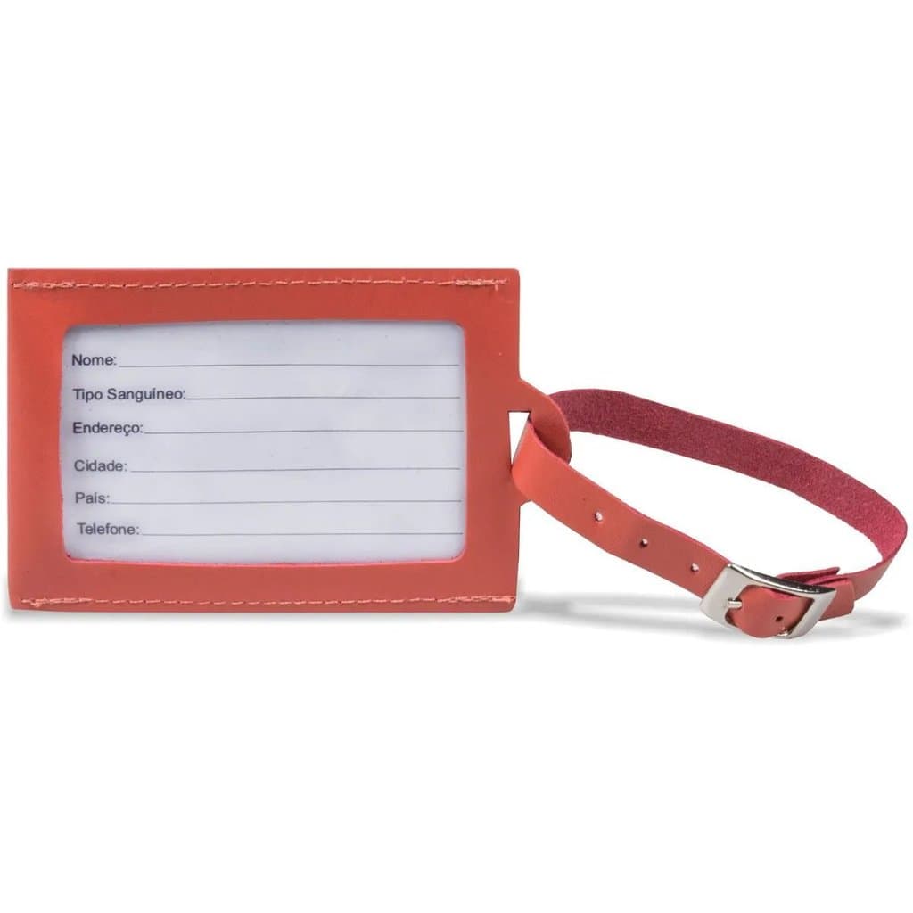Tag de Identificação para Mala em Couro Artlux ID001 7x10 cm