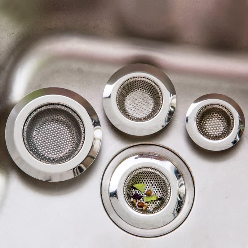 Filtro de pia de aço inoxidável filtro de malha resíduos cozinha banheiro dreno de chão Anti-bloqueio filtro de esgoto p