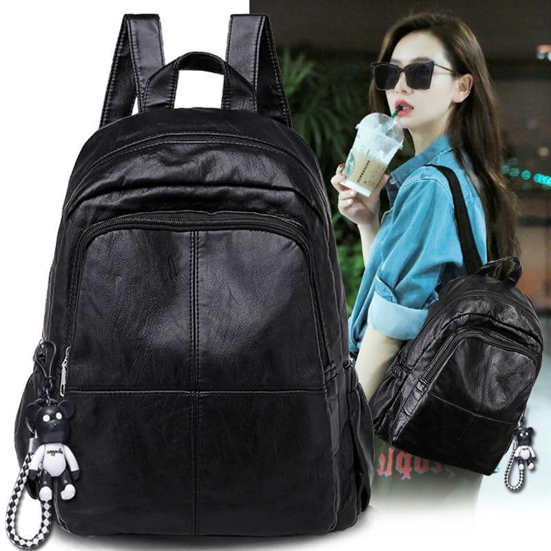 Mochila Feminina Bolsa Escolar de Grande Capacidade