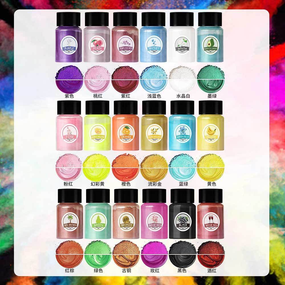 DIY Pigment for artisan crafts, 10 colors non-toxic