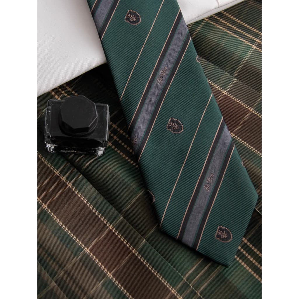 [Pantervira] Morishima JK/DK Gravata borboleta Verde Estilo Preppy Material Escolar Uniforme Camisa Acessórios