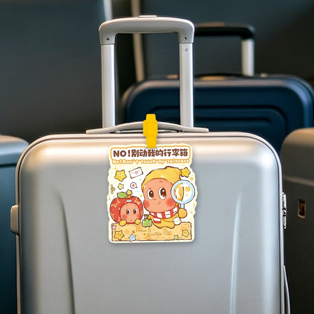 Bonito Universal bagagem atraente tag Anti-tag mochila errada verificado mala único dos desenhos animados logotipo à pro