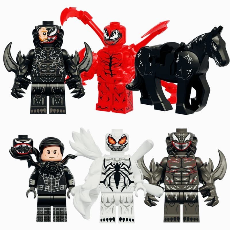 Venom 3 Carnaticina Anti-Venom House Eddie Brock Série de Super-Heróis Blocos de Montar Figuras Brinquedos para Crianças