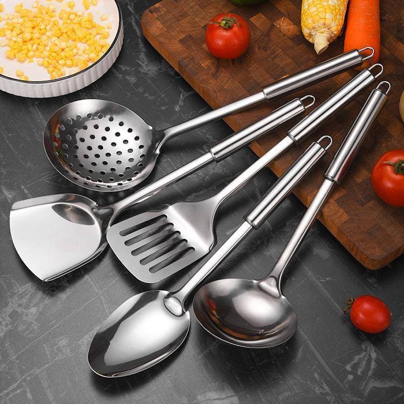 Espátula Giratória De Ovo De Aço Inoxidável Para Precisão Culinária E Fácil Manuseio De Bife Em Casa