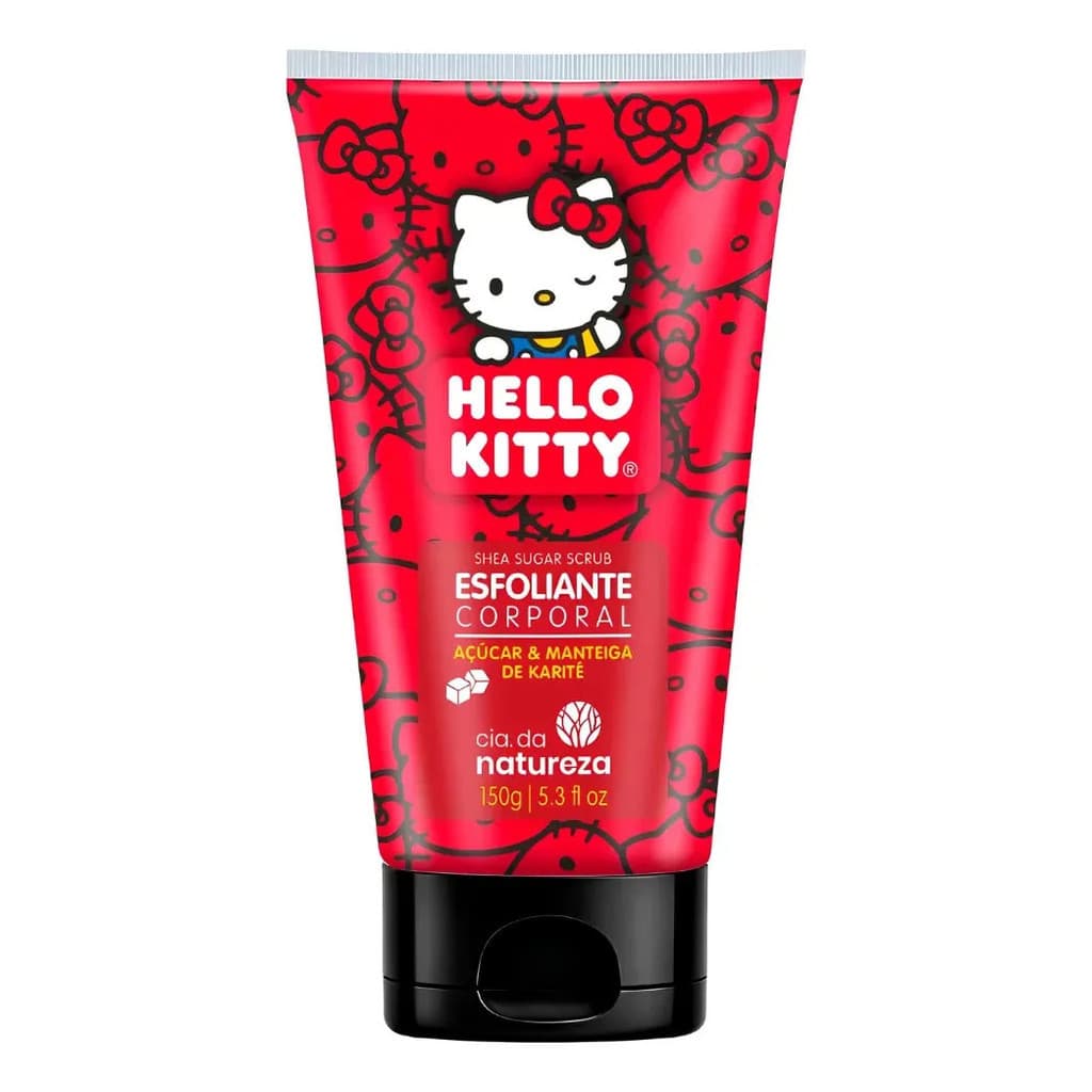 Hello Kitty Esfoliante Corporal Sugar Scrub 150g - PARA TEENS E ADULTOS