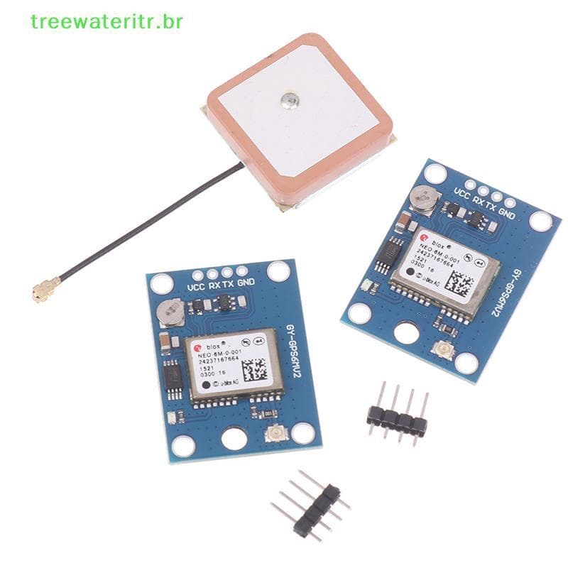treewateritr GY-NEO6MV2 NEO-6M NEO6MV2 Módulo GPS Com Controle De Vôo EEPROM MWC APM2.5 De Antena Grande Para 6MV2 br