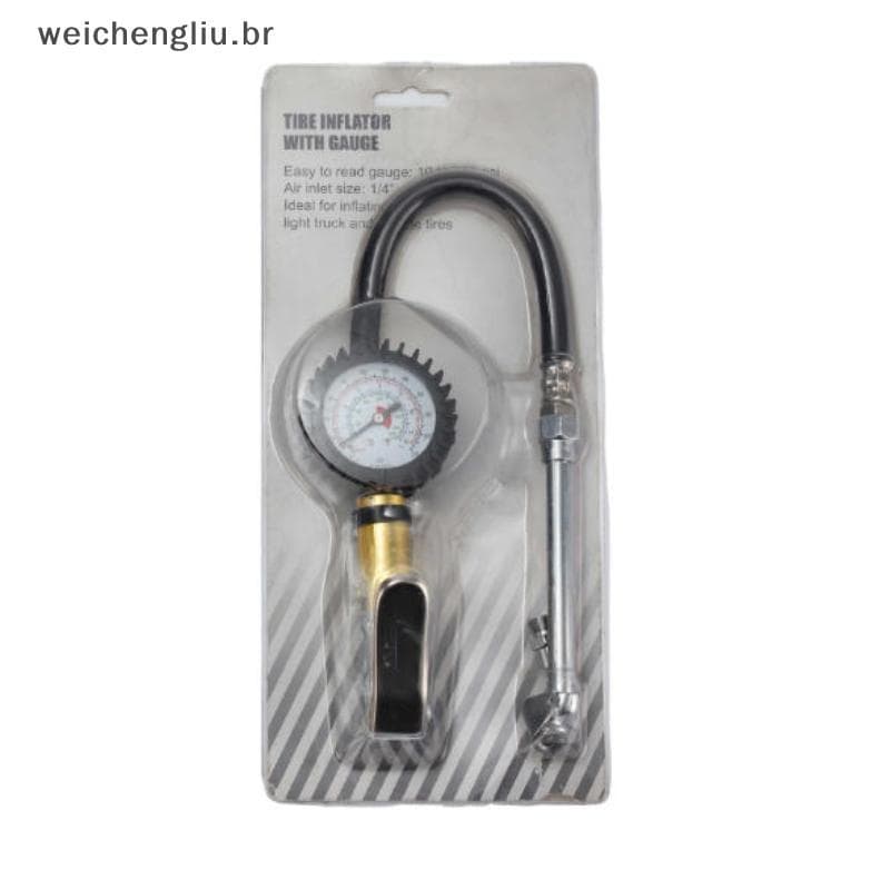 # weicheng Medidor De Pressão Portátil Para Inflar Ar De Pneu Resistente , Ferramenta Durável De Compressor De Mangueira
