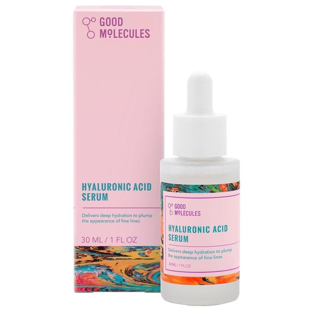Essência de Ácido Hialurônico Good Molecules - 1% de Ácido Hialurônico, Essência Ultra Hidratante Não Oleosa, Adequada p